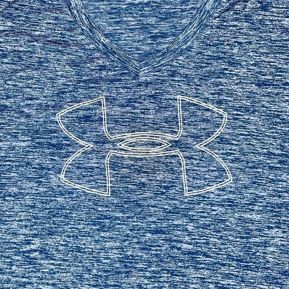 Under Armour Women's Top Blue VNeck XS - Picture 2 of 3